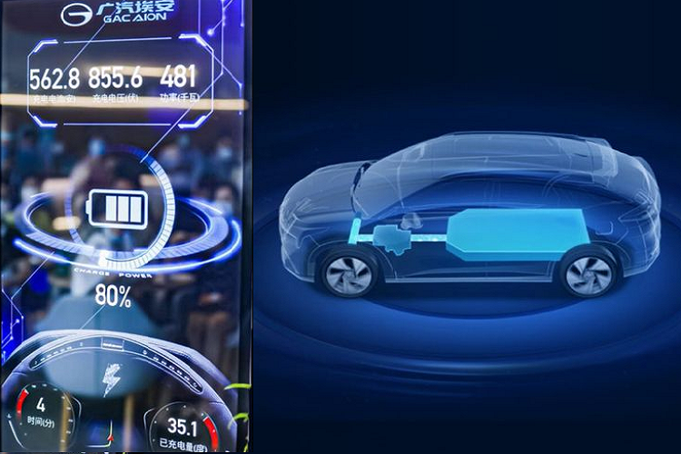 Mới đây, hãng xe Trung Quốc đã công bố sẽ cho ra mắt mẫu xe SUV GAC Aion V chạy điện mới, xe được trang bị gói pin graphene có tốc độ sạc trong “chớp mắt” với phạm vi hoạt động lên tới 1.000km.
