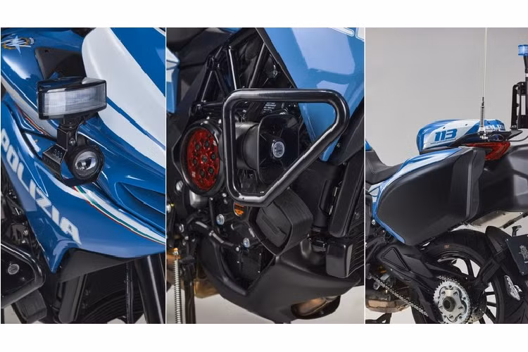 Các thông tin về tính năng điện tử hỗ trợ sẽ được hiển thị trên màn hình màu TFT 5.5 inch có khả năng kết nối điện thoại thông minh qua ứng dụng MV Ride.