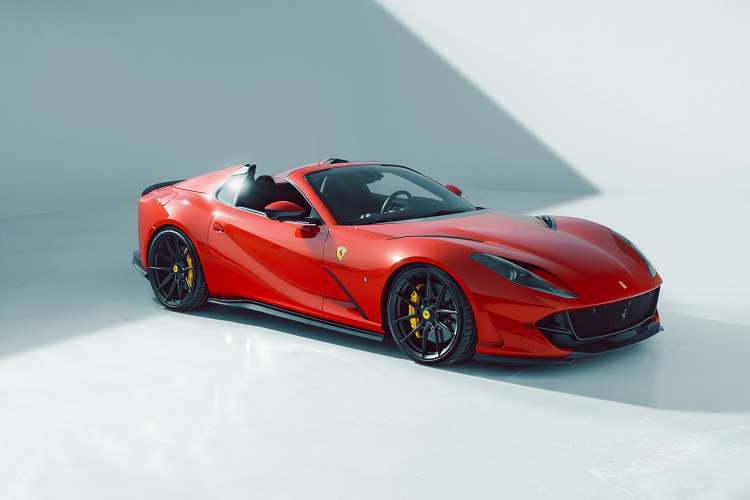 Khác với phiên bản N-Largo vốn sẽ thay đổi hoàn toàn ngoại thất, bản độ Ferrari 812 GTS mui trần này chỉ trau chuốt một số chi tiết ngoại thất cũng như can thiệp vào khả năng vận hành của chiếc xe. Hãng độ cũng cho phép khách hàng mua lẻ từng phụ kiện tùy theo nhu cầu cá nhân.