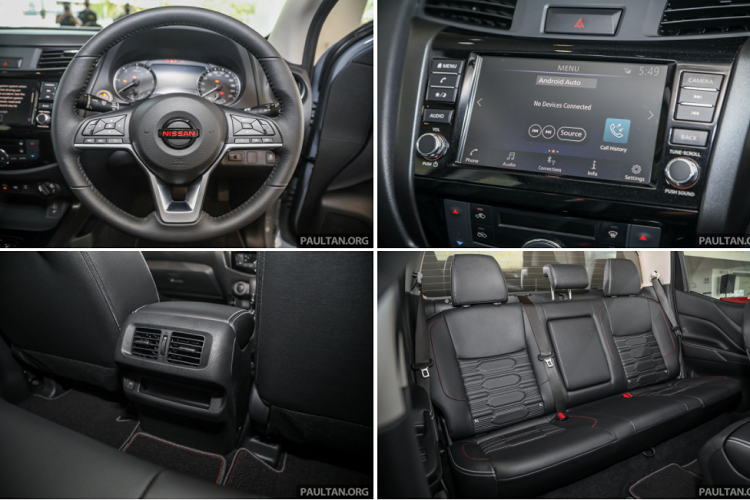 Ghế được bọc da và chỉ thêu tương phản. Xe có hệ thống khởi động bằng nút bấm, điều hòa tự động 2 vùng, kiểm soát hành trình, gương chiếu hậu chống chói, camera 360 độ. Những tiện nghi khác bao gồm 2 cổng sạc USB bên dưới bệ tỳ tay trung tâm, một cổng sạc ở phía sau. Hàng ghế thứ 2 cũng được cải thiện độ thoải mái với tựa lưng có độ nghiêng lớn hơn.