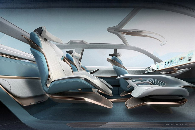 Dù được phát triển trên nền tảng xe điện hoàn toàn mới, nhưng thiết kế của Maxus Mifa 2022 mới vẫn học hỏi theo các mẫu MPV truyền thống như Lexus LM, Kia Sedona (Carnival), Ford Traveller..., với kiểu hình hộp vuông vức nhằm tối ưu hoá không gian bên trong khoang nội thất.