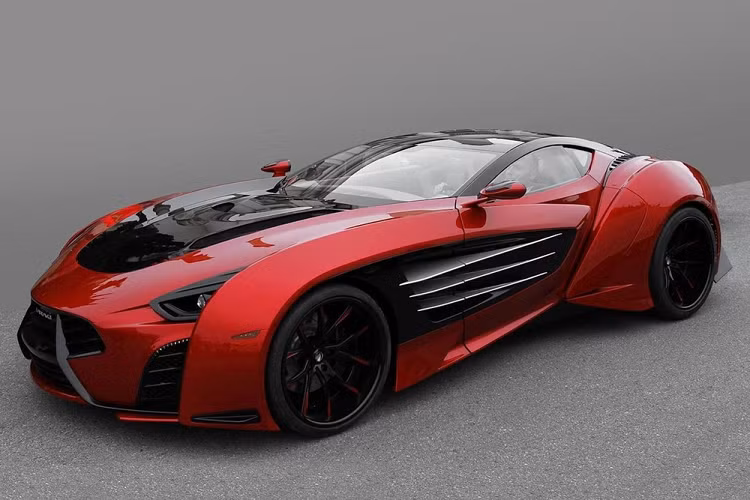  Laraki Epitome (9 chiếc dự kiến) Trong năm 2013, một nhà thiết kế và doanh nhân người Ma rốc tên là Abdesslam Laraki đã bất ngờ hé lộ mẫu xe Laraki Epitome giá 2 triệu USD tại sự kiện Pebble Beach. Nó có thân vỏ bằng sợi carbon và chỉ nặng 1.270 kg trong khi được trang bị động cơ V8 tương tự như Corvette C6, nhưng được độ để sản sinh công suất 1.200 mã lực khi chạy bằng nhiên liệu 91 octan. Với nhiên liệu 110 octan, Laraki tuyên bố Epitome sẽ sinh ra 1.750 mã lực. Chỉ có 9 chiếc được lên kế hoạch chế tạo, và không rõ bao giờ sẽ hoàn thành tất cả.