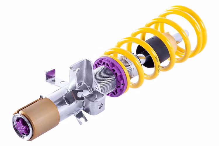 Hệ thống treo nguyên bản được thay thế bởi KW Variant 3, cho phép người lái điều chỉnh được các thuộc tính phuộc.