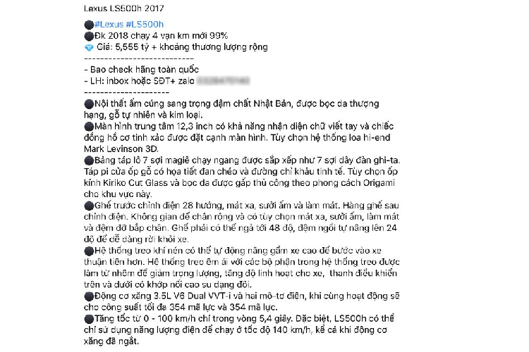 Làm một phép tính nhanh cũng có thể thấy rằng, sau khoảng 3 năm sử dụng, chủ xe đã mất đi số tiền tương ứng 3 tỷ đồng, tương đương mỗi năm vận hành trượt giá khoảng 1 tỷ đồng.