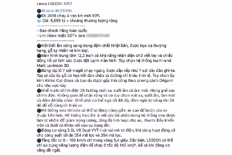 Làm một phép tính nhanh cũng có thể thấy rằng, sau khoảng 3 năm sử dụng, chủ xe đã mất đi số tiền tương ứng 3 tỷ đồng, tương đương mỗi năm vận hành trượt giá khoảng 1 tỷ đồng.