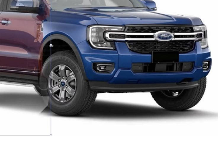 SRK Designs không chỉ đơn thuần thay thế phần thùng sau Ranger XLT bằng thân xe Everest để tạo nên một phiên bản mới. Họ còn bổ sung thêm một lớp hoàn thiện bằng chrome sáng bóng ở mặt ca-lăng - đúng như cách thiết kế truyền thống trên các mẫu Everest đời trước, bao gồm bộ lưới tản nhiệt với nan kim loại kép chạy ngang.