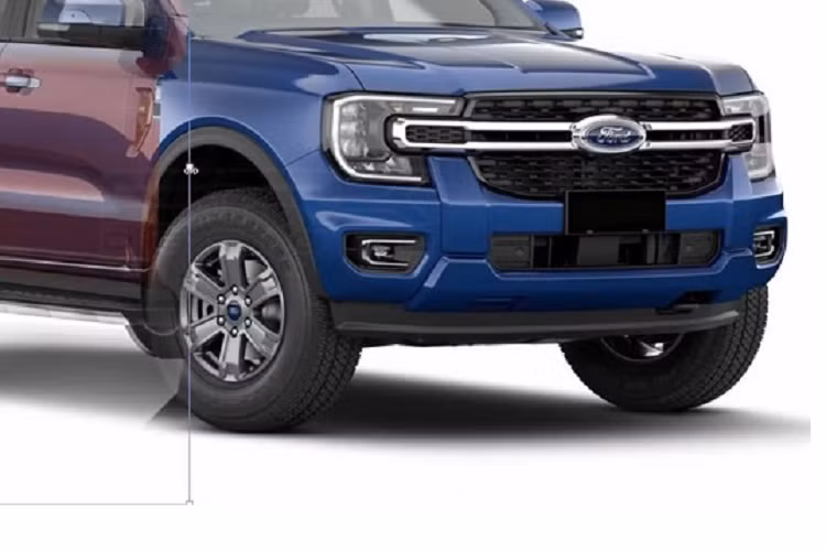 SRK Designs không chỉ đơn thuần thay thế phần thùng sau Ranger XLT bằng thân xe Everest để tạo nên một phiên bản mới. Họ còn bổ sung thêm một lớp hoàn thiện bằng chrome sáng bóng ở mặt ca-lăng - đúng như cách thiết kế truyền thống trên các mẫu Everest đời trước, bao gồm bộ lưới tản nhiệt với nan kim loại kép chạy ngang.