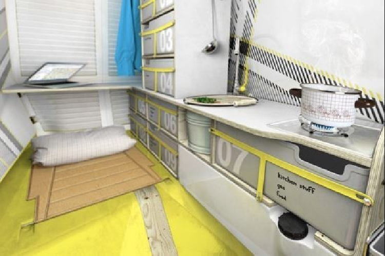 Ngoài thiết kế thú vị hợp mắt ra, điểm lôi cuốn thật sự của Bufalino là tính chất thực dụng. Nội thất của nó bao gồm hai chỗ ngồi, đồng nghĩa bạn có thể rủ theo một người nữa. Tuy nhiên, ngay cả khi ghế lái chuyển đổi thành giường, không gian này quá chật cho hai người ngủ cùng lúc. 