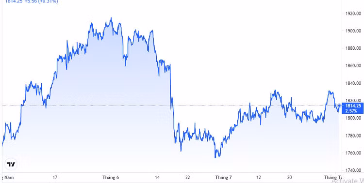 Gia vang hom nay 3/8: Tin tieu cuc tu My, vang tang manh-Hinh-2