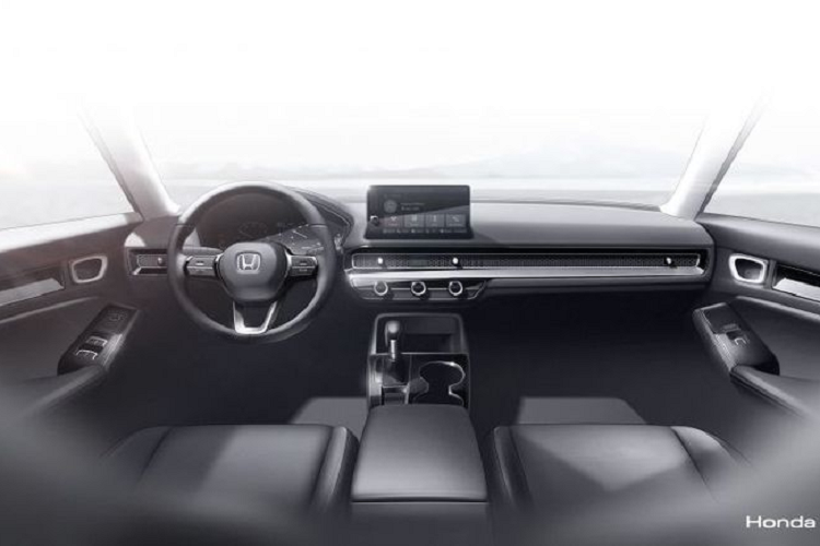 Lo dien Honda Civic Sedan 2022 moi, dam 