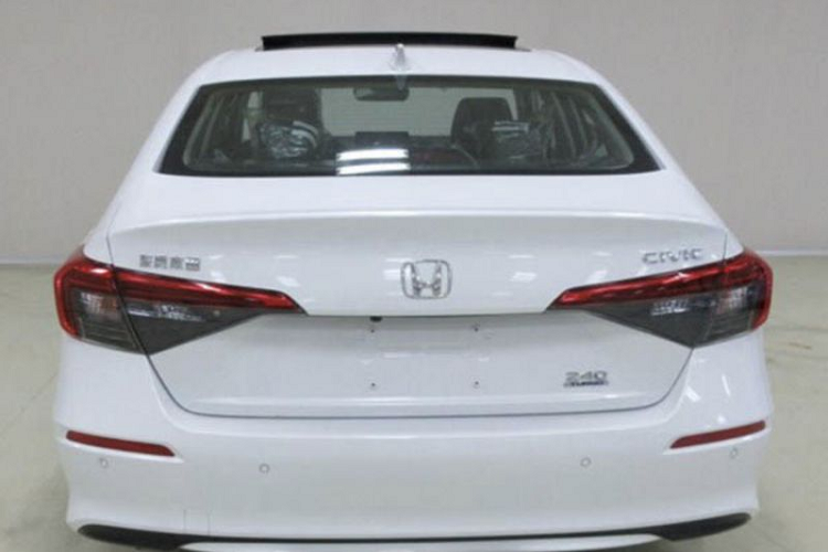 Lo dien Honda Civic Sedan 2022 moi, dam 