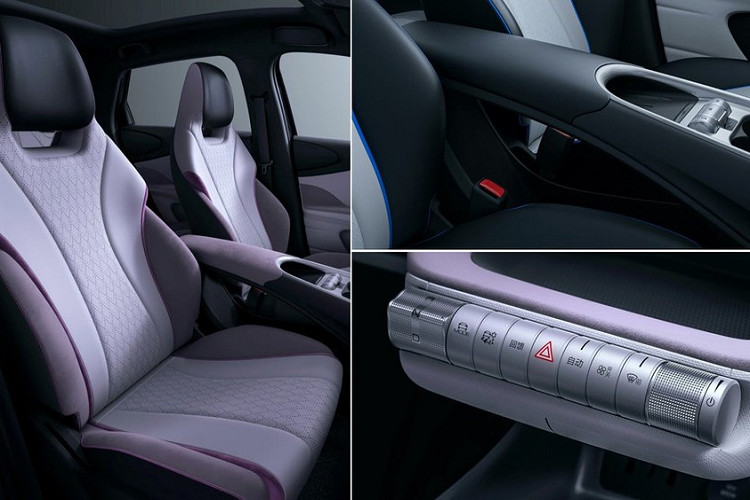 Khi có mặt trên thị trường, BYD Dolphin sẽ có 2 phiên bản với thiết kế khác nhau, bao gồm Dynamic và Neat. Trong đó, phiên bản Dynamic có thiết kế thể thao hơn với hốc gió trung tâm cỡ lớn trên cản trước. Về phần mình, phiên bản Neat lại được trang bị thiết kế cản trước đơn giản hơn nhiều.