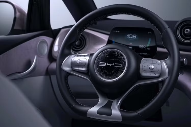 Thuộc phân khúc hatchback cỡ C, BYD Dolphin có kích thước cụ thể bao gồm chiều dài 4.070 mm, chiều rộng 1.770 mm, chiều cao 1.570 mm và chiều dài cơ sở 2.700 mm. Chiều dài cơ sở này hứa hẹn mang đến nội thất rộng rãi bên trong xe.