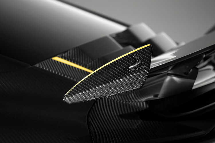Phần nắp động cơ phía sau cũng được thiết kế lại với những hốc gió nổi mới cũng đều được làm bằng vật liệu Carbon. Những chi tiết như phần nóc xe cũng được TopCar thay thế bằng vật liệu carbon trần nhằm hoàn thiện vẻ đẹp tổng thể của phiên bản. Dòng chữ Porsche được đính ở hệ thống đèn chiếu sáng cũng đã được thay thế thành dòng chữ Stinger biểu thị cho phiên bản giới hạn.