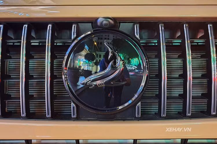 Phía bên hông, tay nắm cửa nguyên bản bằng nhựa đã bị loại bỏ để thay bằng loại bọc sợi carbon, logo "Cá mập" của TopCar xuất hiện ở nhiều chi tiết từ mang cá cho tới chụp logo nguyên bản. 