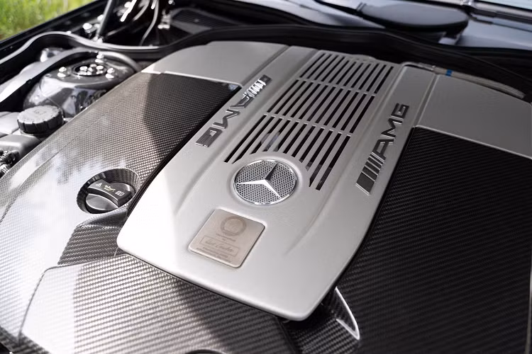 Dưới nắp capo của Mercedes-Benz SL65 AMG Black Series là khối động cơ V12 6.0L tăng áp kép, công suất 670 mã lực. Hộp số tự động 5 cấp phân bổ sức mạnh đến cầu sau. 