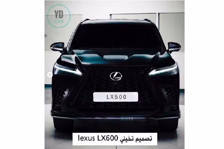 Ở phía sau, logo Lexus được làm nổi bật, cùng với thanh đèn chạy dọc chiều rộng cốp giống như trên Lexus NX thế hệ mới. Thành thật thì phần đuôi của chiếc xe này gần như y hệt với NX, chính vì vậy Lexus LX600 2022 mới rất có thể đây chỉ là một sản phẩm của photoshop.