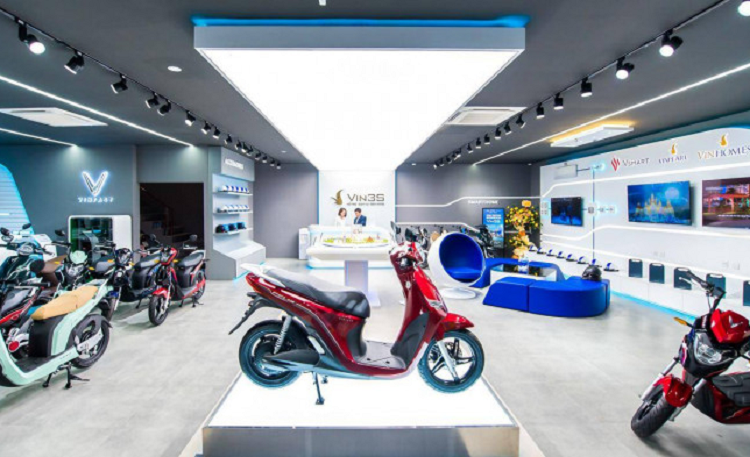 Ra mat 64 showroom trai nghiem xe dien Vinfast tai Viet Nam