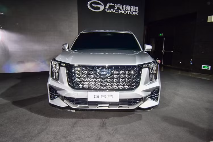 Được phát triển dựa trên cơ sở gầm bệ GPMA, mẫu xe SUV GAC Trumpchi GS8 2022 sở hữu chiều dài 4.980 mm, chiều rộng 1.950 mm, chiều cao 1.780 mm và chiều dài cơ sở 2.920 mm. So với thế hệ cũ, xe dài hơn 145 mm, rộng hơn 40 mm, thấp hơn 5 mm và chiều dài cơ sở tăng 120 mm. Với kích thước mới, mẫu xe này được định vị là SUV cỡ lớn.