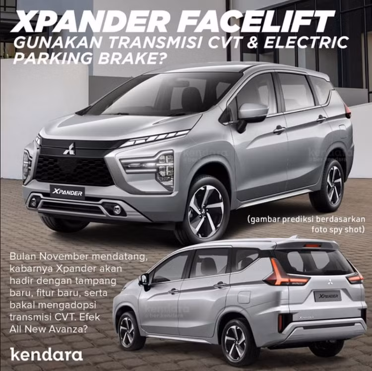 Mitsubishi Xpander 2022 tre trung hon, them phanh tay dien tu?-Hinh-3