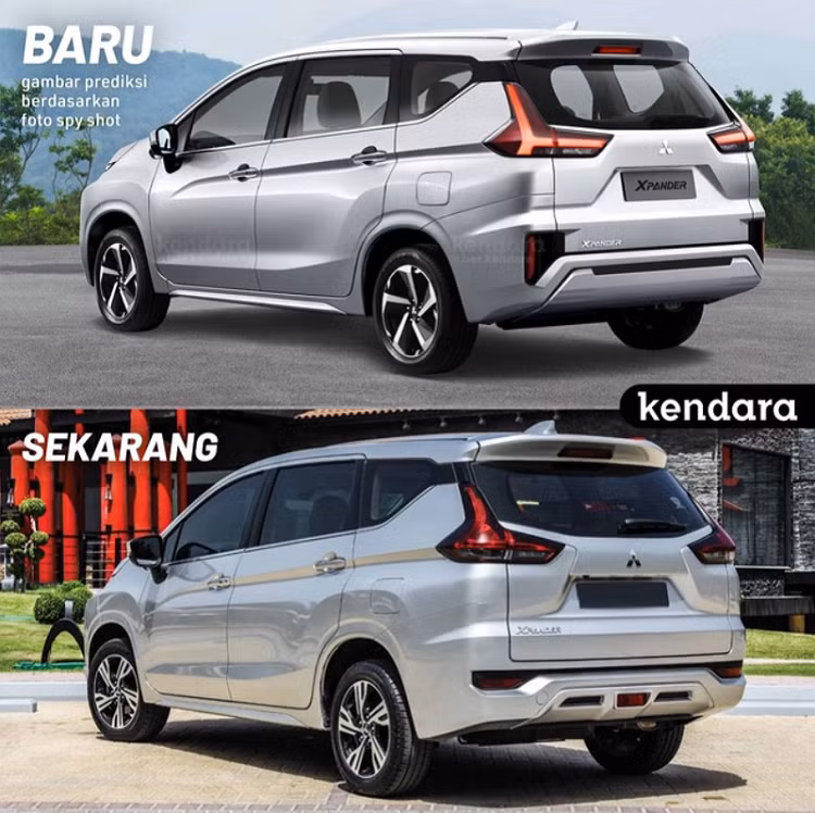 Mitsubishi Xpander 2022 tre trung hon, them phanh tay dien tu?-Hinh-2