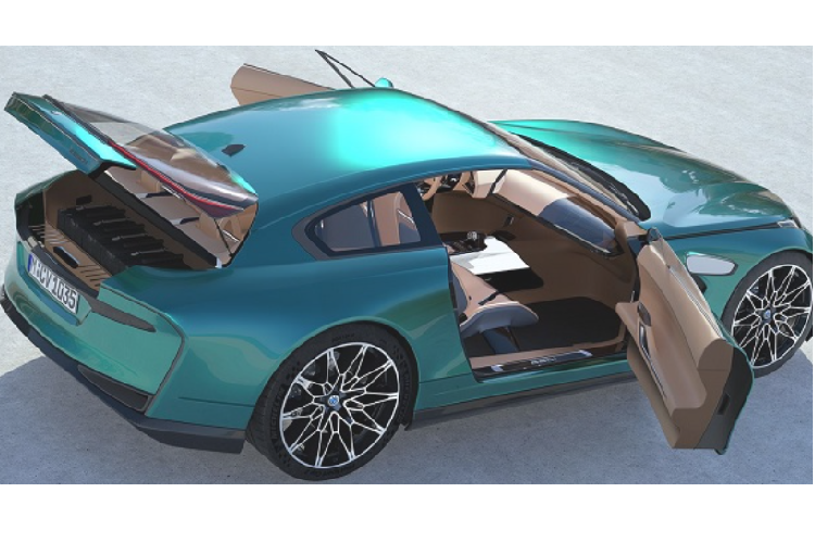 Ở phần đầu xe sang BMW 327-2 Hommage vẫn là bộ lưới tản nhiệt hình quả thận đặc trưng nhưng có kích thước dài và hẹp hơn. Cấu trúc đồ họa dải đèn LED chạy ban ngày vẫn là kiểu móc câu quen thuộc, trong khi cụm đèn pha được mở rộng hơn về hai phía.