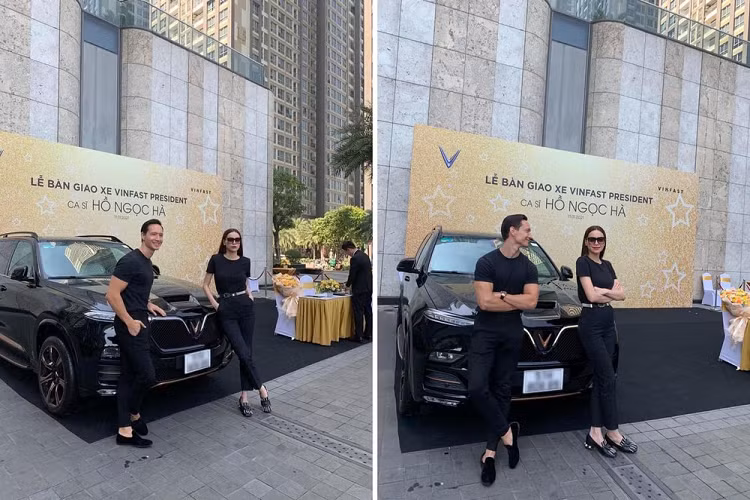 Chưa đầy 1 tháng kể từ lúc “vung” hơn 4 tỷ đồng mua 4 chiếc VinFast cùng một lúc, mới đấy Hồ Ngọc Hà và Kim Lý lại tiếp tục nhận thêm một chiếc VinFast President hạng sang – mẫu xe cao cấp nhất ở thời điểm hiện tại của hãng xe Việt. Khác với trước đó, chiếc VinFast President này sẽ được “nữ hoàng giải trí” sử dụng làm xe cá nhân chứ không phục vụ cho công ty M.O.I Cosmetics của cô.