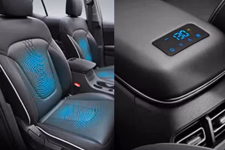 Một điểm nhấn đáng tiền nữa của Hyundai Creta 2022 chính là trang bị an toàn. Từ bản Trend trở lên, xe sẽ có hệ thống cảnh báo áp suất lốp và camera lùi tiêu chuẩn.