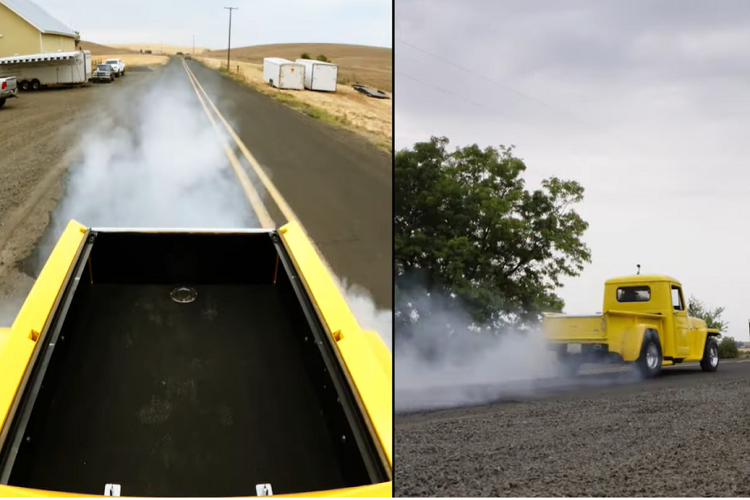 Khối động cơ V8 của Ford 302 lắp trên chiếc Willys Jeep Truck này đã được độ lại để sản sinh hơn 350 mã lực, cho phép chiếc bán tải đạt tốc độ tối đa trên 190 km/h.