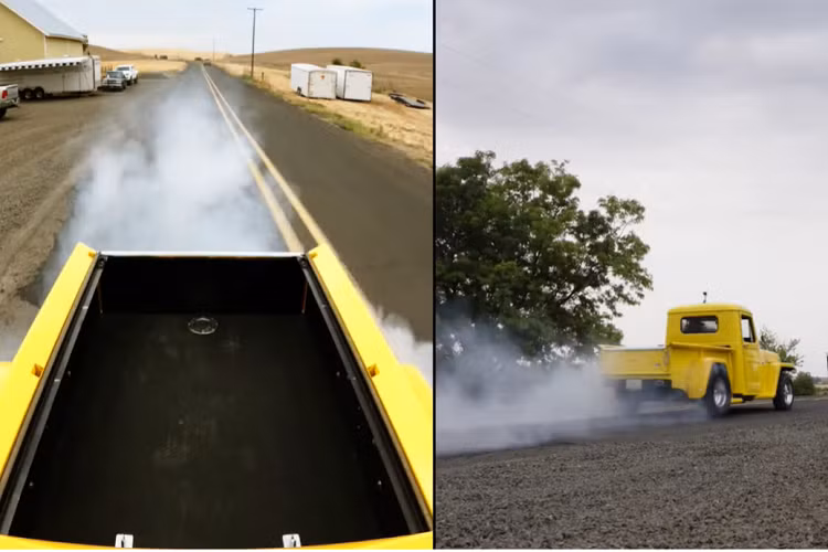 Khối động cơ V8 của Ford 302 lắp trên chiếc Willys Jeep Truck này đã được độ lại để sản sinh hơn 350 mã lực, cho phép chiếc bán tải đạt tốc độ tối đa trên 190 km/h.