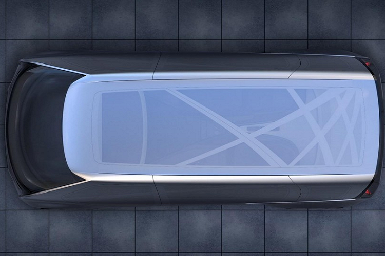 Khi không sử dụng, màn hình sẽ thu bớt lại và để chừa ra một phần nhỏ cho những thứ cơ bản. Nếu cần chứa thêm thêm hành khách, một ghế băng cho hai người nữa sẽ mở ra từ chiếc bàn đặt phía trước màn hình.