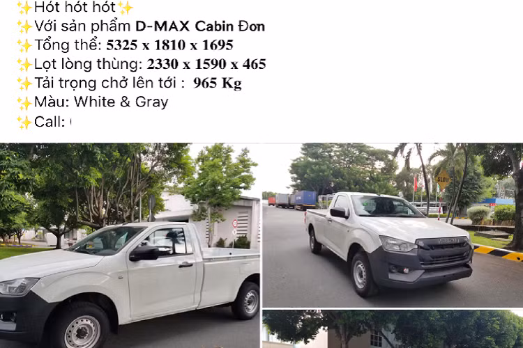 Mẫu xe Isuzu D-Max giá rẻ phiên bản cabin đơn thùng dài còn có tên gọi là D-Max Spark tại Thái Lan. Phiên bản này hướng đến người mua xe bán tải chủ yếu để chở hàng, hoạt động với tần suất cao, đảm bảo được độ bền bỉ, tiết kiệm nhiên liệu và chi phí “nuôi” xe thấp.