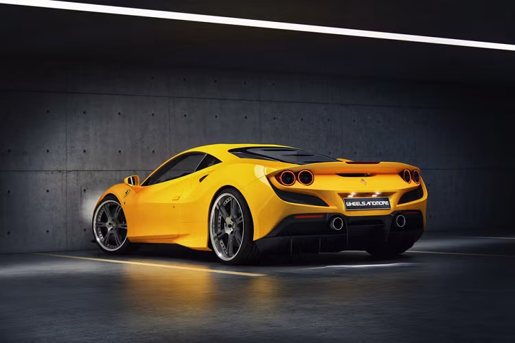 Hãng độ từ Đức cung cấp bộ mô-đun điều khiển plug-and-play của Tec-Tronic, trị giá 4.999 euro (6.072 USD), giúp nâng công suất và mô-men xoắn của động cơ trên siêu xe Ferrari F8 Tributo độ Wheelsandmore.