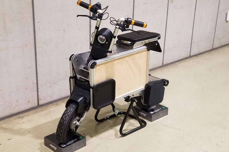 Khi sẵn sàng lên đường, Tatamel Bike sẽ gập ra với yên xe mở rộng về phía sau, khung xe gập ra ngoài, và ghi đông cũng vậy. Kích thước xe khi đó lớn gần gấp đôi là 123 cm x 100 cm x 65 cm.