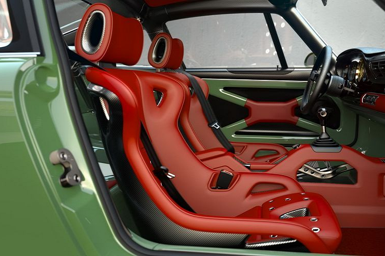 Một bộ phanh sứ-carbon Brembo mới giúp cải thiện lực hãm cần thiết đối với chiếc xe tốc độ này. Singer dự kiến chỉ sản xuất giới hạn 75 chiếc, giá xe Porsche 911 DLS có mức 1,8 triệu USD (khoảng 41,5 tỷ đồng).