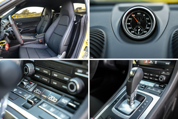 Bên trong nội thất không có nhiều thay đổi. Cách bố trí khá tối giản và tập trung vào người lái. Ghế thể thao và bảng taplo được bọc da, màn hình giải trí và cụm điều khiển trung tâm trông khá đơn giản với các nút chức năng dạng vật lý. Cần số có thiết kế bo tròn. 