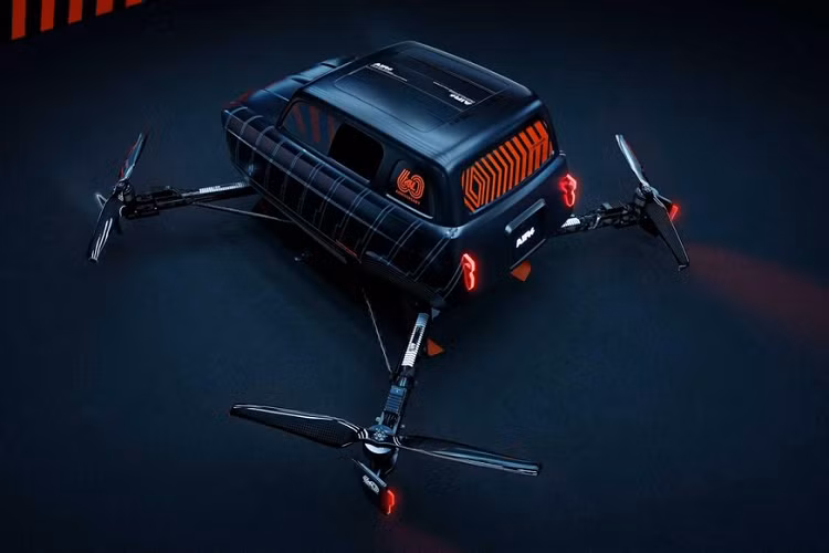 Renault đã hình dung ra một thế giới tương lai xa xăm, nơi những cỗ máy biết bay là giải pháp tối ưu nhất. “xe bay Renault Air4 là biểu tượng của sự độc lập và tự do, được sinh ra từ nhận thức rằng giao thông đang chật chội, cuộc sống đang dừng lại, và thế giới phía trên chúng ta thì không giới hạn”, công ty cho biết.