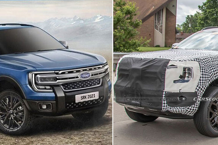 Về trang bị tiện nghi và hỗ trợ lái, Ford Everest 2023 thế hệ mới phiên bản cao cấp sẽ có cụm đồng hồ hỗ trợ lái kỹ thuật số, hệ thống thông tin giải trí hỗ trợ cập nhật qua mạng. Bên cạnh các “đồ chơi” an toàn như nhận dạng biển báo tốc độ, kiểm soát hành trình sử dụng radar, cảnh báo điểm mù và cảnh báo phương tiện cắt ngang khi lùi… Hiện tại, giá xe Ford Everest 2023 chưa công bố vaf chốt lịch ra mắt chính thức.