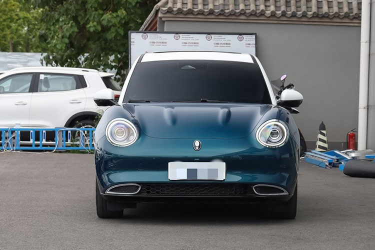 Phần đầu xe của Great Wall Ora Good Cat có khá nhiều điểm tương đồng với Porsche Macan, Mini và Volkswagen Beetle. Tiếp đến là dải đèn hậu tích hợp vào kính cửa sau khá lạ mắt, đèn phản quang thanh mảnh nằm ngang ở cản sau và vành có đường kính 17 inch hoặc 18 inch.