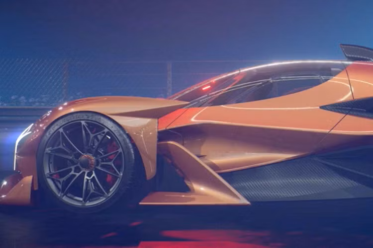 Các phần đèn hậu này về bản chất là các đèn viền chạy trên những chi tiết mang tính khí động học ở cản sau xe và các đèn được đặt chéo theo hiệu ứng ánh sáng từ trung tâm cản sau tỏa ra phía bên ngoài giống như ánh sáng chiếu từ một ngôi sao và một vật thể xuyên qua không khí ở tốc độ cao. Ở giữa cản sau chính là ba ống xả cỡ lớn đặc trưng của Apollo được xếp thành hình tam giác, chi tiết này cũng giúp phần nào tạo điểm nhấn cho cản sau giản đơn nhưng ấn tượng của Hypercar Apollo.