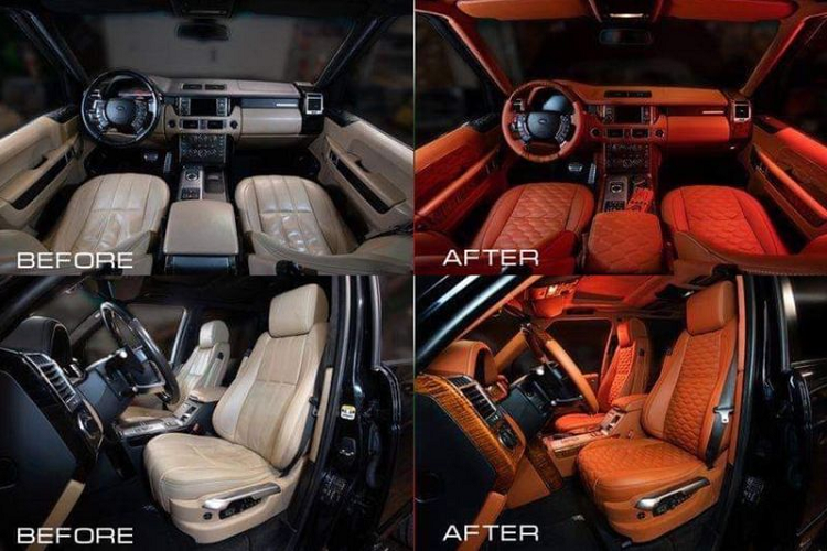 Mẫu xe SUV hạng sang Range Rover Autobiography là phiên bản hàng đầu nên vốn dĩ cabin xe đã khá sang trọng và cao cấp, tuy nhiên, gói làm đẹp của Vilner đã đưa mọi thứ lên một tầm cao mới.