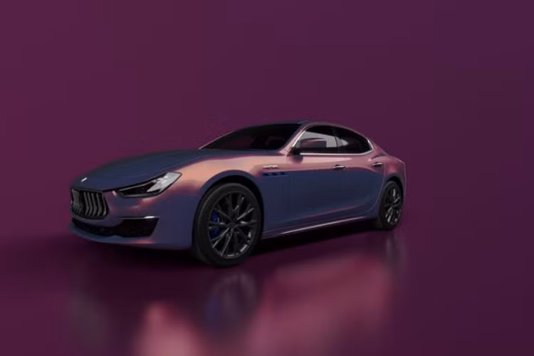 Là sản phẩm hợp tác cùng thương hiệu thời trang CANOTWAIT_, Maserati Ghibli Hybrid Love Audacious 2021 mới cũng được đeo logo CANOTWAIT_ và đi kèm bộ mâm 20 inch sơn màu tối.