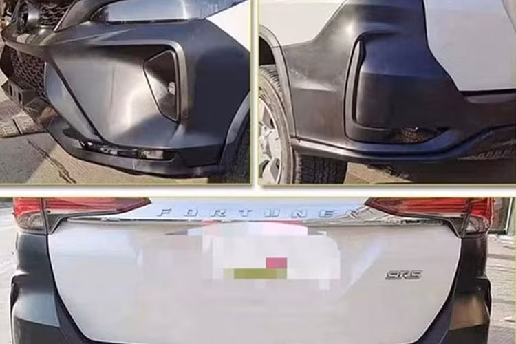 Trong bài viết này là một chiếc Toyota Fortuner đời cũ được lên đời nhờ bodykit mới, chiếc SUV trở nên mạnh mẽ và cá tính hơn hẳn, không thua kém Fortuner Legender "hàng thật" là bao, trong khi giá lại rẻ hơn Fortuner Legender khá nhiều.