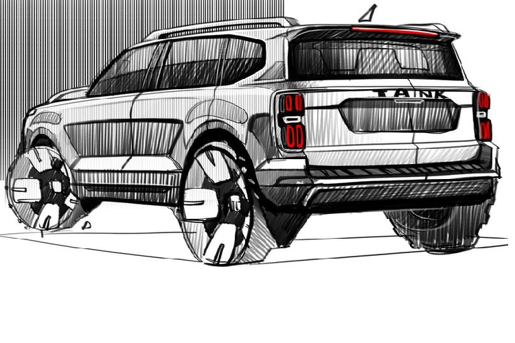 Dưới nắp ca-pô, Tank 600 được cung cấp với nhiều lựa chọn động cơ 2.0L, 2.4L và 3.0L. Trong đó, loại tăng áp 3.0L được cho là sẽ sản sinh công suất 349 mã lực và mô-men xoắn cực đại 500 Nm, đi kèm hộp số tự động 9 cấp và dẫn động 4 bánh.