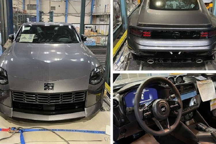 Những hình ảnh chụp được cho thấy Nissan 400Z 2022 mới sẽ khá giống với mẫu Z Proto concept, vì nó cũng có mặt trước mang phong cách hoài cổ cùng hốc gió hình chữ nhật, Hai bên là đèn pha phong cách tích hợp đèn xi-nhan màu hổ phách. 