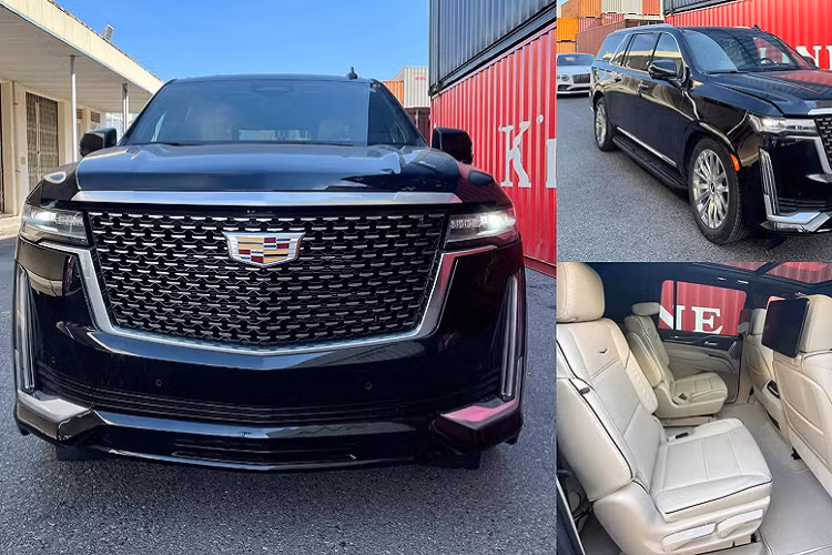 Chiếc xe SUV Cadillac Escalade 2021 mới thế hệ thứ 5 mới khui công tại Việt Nam thuộc phiên bản Escalade ESV Premium Luxury. Đây là phiên bản trục cơ sở dài “ESV” sử dụng máy xăng V8 dung tích 6.2L – đây là một trong những cấu hình động cơ xăng có dung tích lớn trong các mẫu SUV hạng sang được đưa về nước.