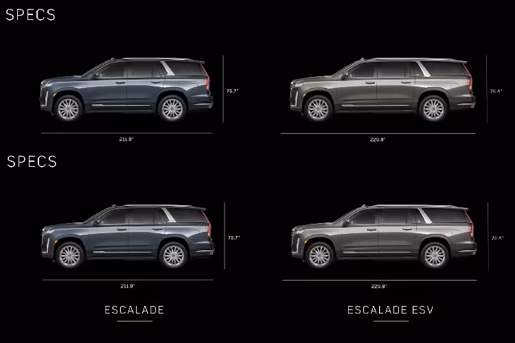 Chính vì thế, giá xe Cadillac Escalade 2021 sau thuế dự tính sẽ rất cao (khoảng hơn 8 tỷ đồng), cao hơn nhiều so với chiếc Escalade 2021 bản máy dầu 3.0L trước đó. Tại Việt Nam, dòng xe Cadillac Escalade được nhiều “đại gia” Việt ưa chuộng bởi thiết kế bề thế sang trọng, mang phong thái quyền lực, động cơ mạnh mẽ và nội thất cực kỳ rộng rãi