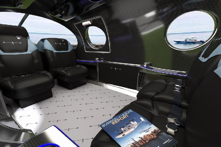 Cuối cùng nhưng không kém phần quan trọng, chiếc VTOL 2022 cực sang trọng này có nội thất lấy cảm hứng từ xe đua, kết hợp ghế ngồi trọng lượng nhẹ, hiện đại với kiểu trang trí cao cấp.