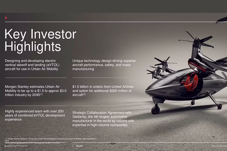 Ngoài ra, một điểm đáng chú ý nữa là Maker có trọng lượng rất nhẹ chỉ khoảng 1,5 tấn, nhẹ hơn 300 kg so với một chiếc Tesla Model 3. Archer dự kiến sẽ hoàn thành các chuyến bay thử nghiệm đầu tiên của Maker vào quý 4 năm 2021, và có kế hoạch bắt đầu sản xuất vào năm 2022.