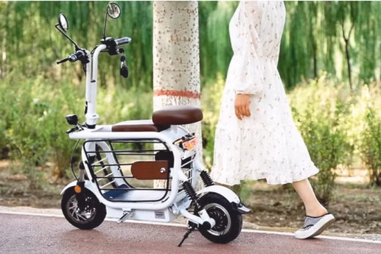 Điểm khác biệt của chiếc xe máy điện Mopet này so với nhiều mẫu xe điện khác hiện có mặt trên thị trường là một chiếc chuồng tích hợp ở thân xe cung cấp không gian cho thú cưng.